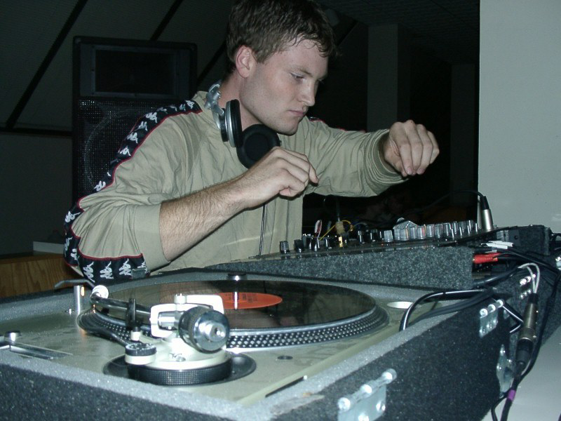 DJ Typhoon at Gustavus Adolphus, Sept. 7, 2001