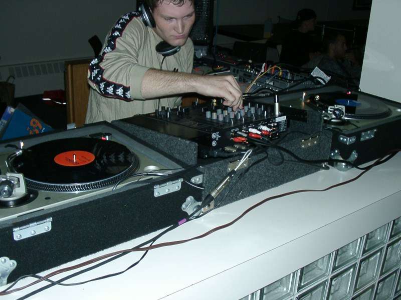 DJ Typhoon at Gustavus Adolphus, Sept. 7, 2001