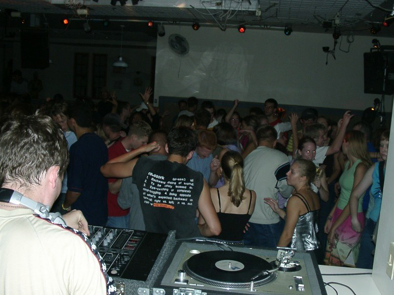 DJ Typhoon at Gustavus Adolphus, Sept. 7, 2001