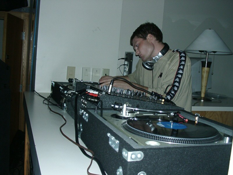 DJ Typhoon at Gustavus Adolphus, Sept. 7, 2001
